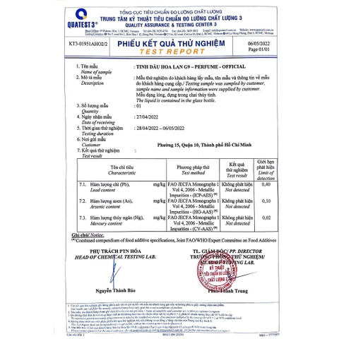 Tinh Dầu Thơm Tặng Mùi Ngẫu Nhiên 2ML