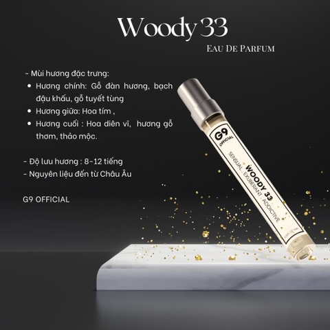 Tinh Dầu nước hoa Woody 33 EDP