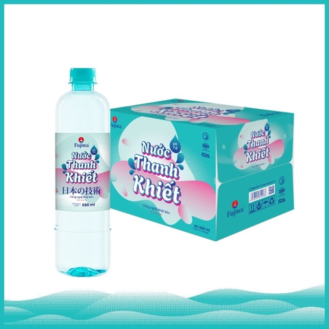 Nước uống Thanh Khiết Fujiwa - Thùng 20 chai