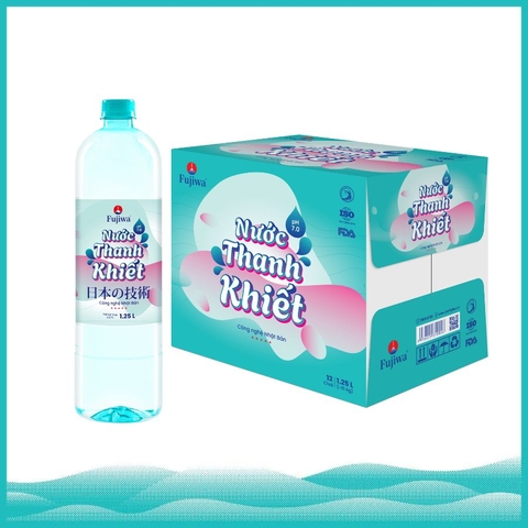 Nước uống Thanh Khiết Fujiwa - Thùng 12 chai