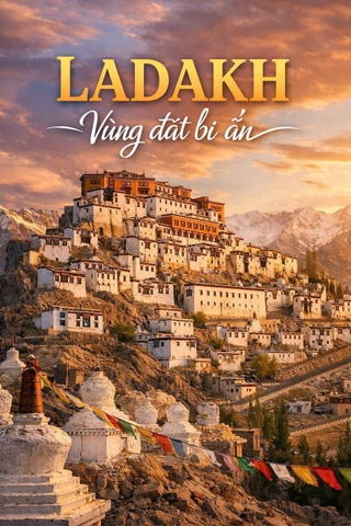 Ladakh – Tiểu Tây Tạng của Ấn Độ | Top Tu Viện Đẹp & Hành Trình Tâm Linh