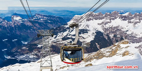 Núi Titlis – điểm du lịch lý tưởng của Thụy Sỹ