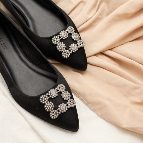 Square Crystal Sandals