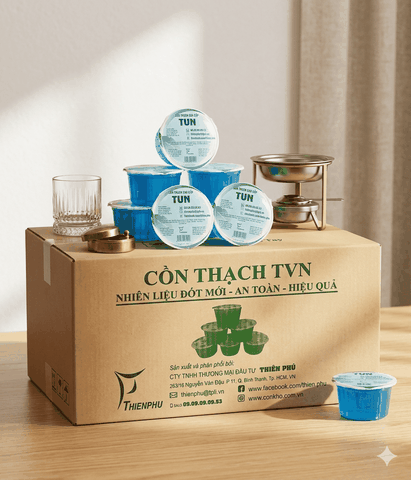 THÙNG 60 LY CỒN THẠCH TVN (125gr/ly)