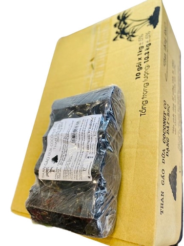 THÙNG 10KG THAN GÁO DỪA COCONUT CO – THÙNG 10KG THAN KHÔNG KHÓI