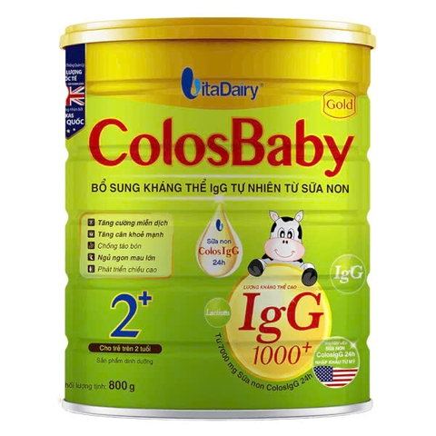 Sữa Colosbaby Gold 2+ 800g (từ 2 tuổi)