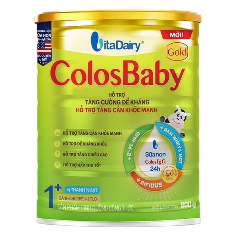 Sữa Colosbaby Gold 1+ 800g (Mới) (1 - 2 tuổi)