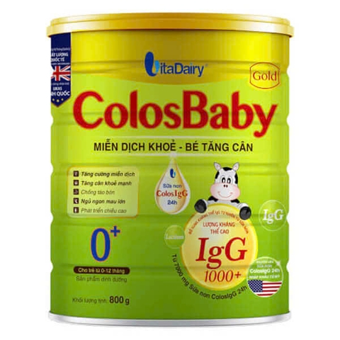 Sữa Colosbaby Gold 0+ 800g (0 - 12 tháng tuổi)