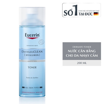 Nước Cân Bằng Eucerin Dưỡng Ẩm Cho Da Nhạy Cảm 200ml