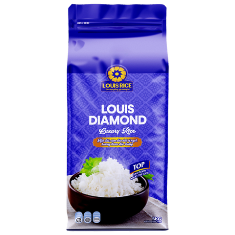 Gạo Louis Diamon Gạo ST25 Dẻo Thơm 5kg