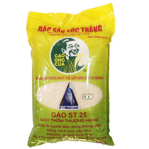 Gạo ST25 Gạo Ông Cua Chính Hãng 5kg