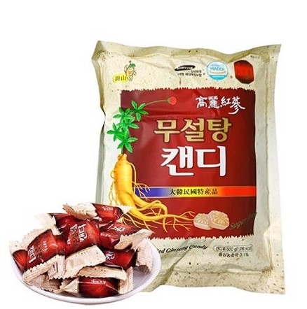 Kẹo sâm không đường Hàn Quốc 500g