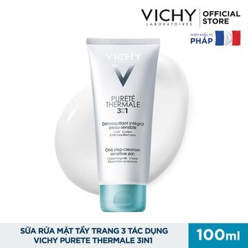 Sữa Rửa Mặt Vichy Tẩy Trang 3 Tác Động 100ml