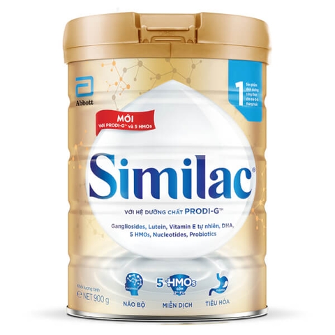 Sữa Similac 5G số 1 900g (0-6 tháng) - Abbott