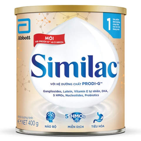 Sữa Similac 5G số 1 400g (0-6 tháng) - Abbott