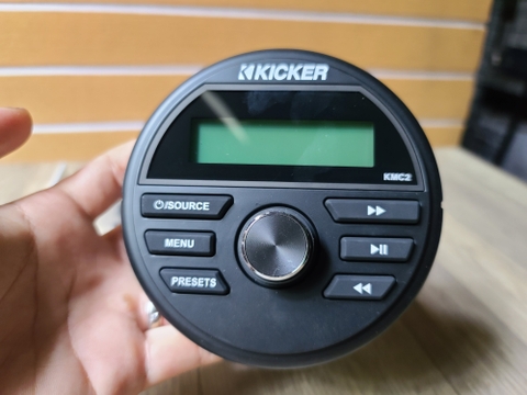 Đầu Bluetooth KICKER Tròn, Chống Nước, Mã 46KMC2 , 12V