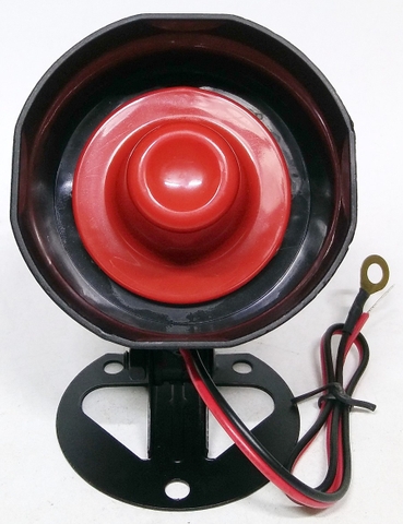 Kèn Điện 12V 30W, Màu Đen Đỏ, Loại Nhỏ, Mã MS-130
