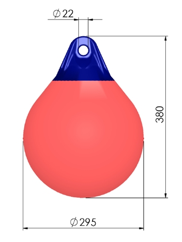 Phao Đánh Dấu Neo Polyform US, Phao Điểm, Mã A1 Đệm Giọt Nước Polyform A1 USA, Nhập Khẩu Mỹ