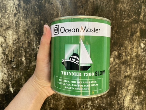 Dung Môi Pha Sơn Phủ TOPCOAT, Mã T300 (Slow), Hãng Ocean Master, Dung Tích 1 Lít, Boat Shop VN