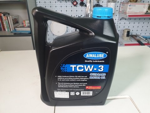 Nhớt 2 Thì AIMALUBE TCW3 - dung tích 4 Lít Cho Động Cơ 2 Kỳ, Cano 2 Thì , Xăng Pha Nhớt Tỷ Lệ 1:30