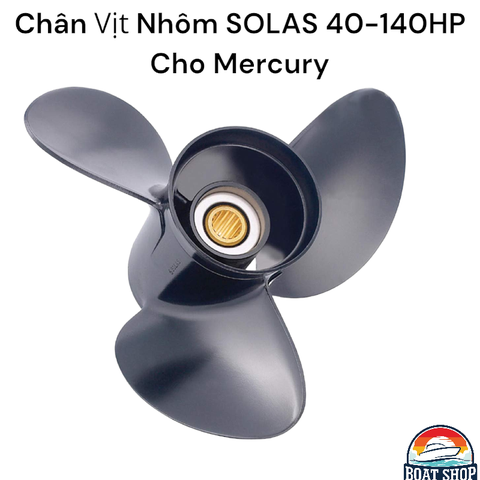 Chân Vịt Solas Mã 1411-135-15, Cho Động Cơ Gắn Ngoài Mercury từ 40-140HP, Solas 1411-135-15