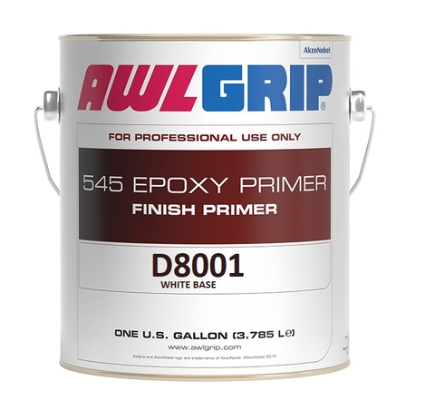 SƠN LÓT AWLGRIP 545 EPOXY PRIMER, Sơn Nền Trắng OD8001, Dung Tích 3.78 Lít Cho Sơn Du Thuyền