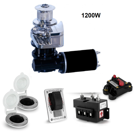 Tời điện 2V DIN766, Cs1200W, Mã C1212C-10MM, Motor 1200W, 12V, trọng lượng nâng tối đa 400kg, sức kéo tối đa 1100kg, 1 pha,