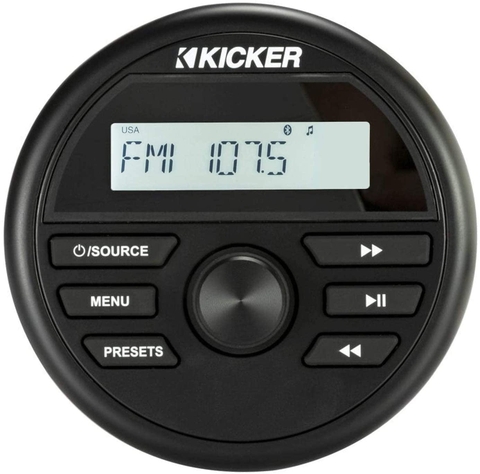 Đầu Bluetooth KICKER Tròn, Chống Nước, Mã 46KMC2 , 12V