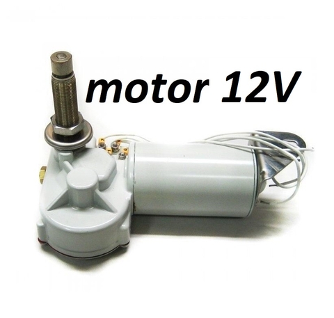 12V Motor gạt Mưa Vetus RW01A 12V, Trục 50mm, 16 Răng Rơ Nia, Dành Cho Tàu Thuyền Hàng Hải Cano