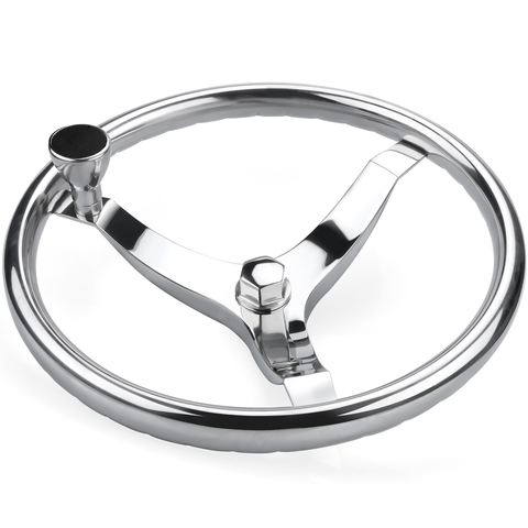 Vô Lăng Cano Inox 316 Model 7319SRF1 , Đường Kính 338mm, vặn ốc , 3 cánh