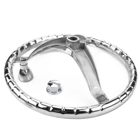 Vô Lăng Cano Inox 316 Model 7319SRF1 , Đường Kính 338mm, vặn ốc , 3 cánh