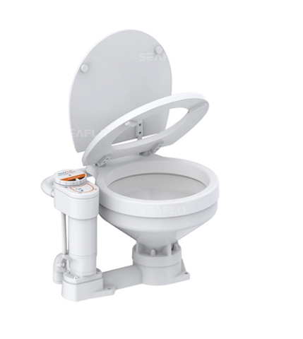 Bồn Cầu Toilet  Bằng Sứ, Điện 12V, 3/4