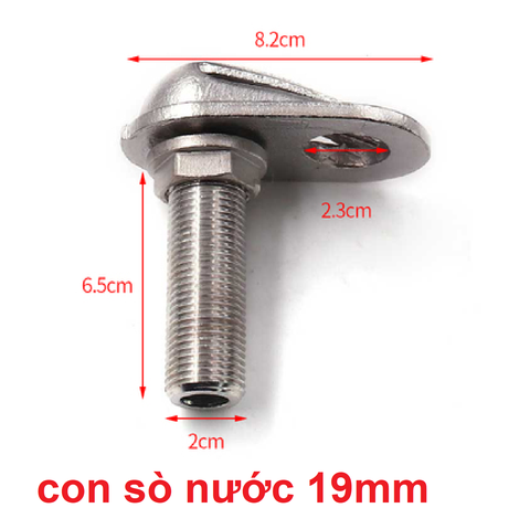 19mm Con Sò Nước Thông Đáy Tàu Lấy Nước Inox 316, Đường kính ống 1/2 ~ 19mm