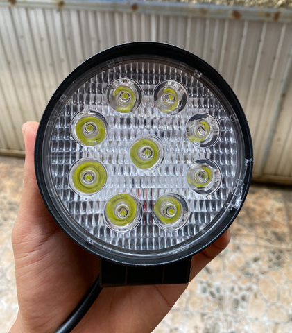 Đèn Pha Led Trắng 12V , 14LED Chống Nước