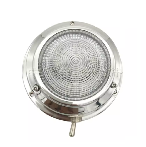 Đèn Cabin LED Có Công Tắc Nút Bật Tắt, Kích Thước 4 Inch, Màu Trắng