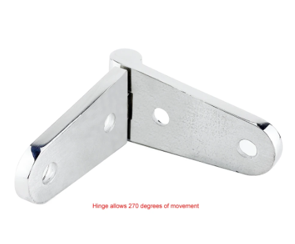 Bản Lề Thép Không Gỉ Inox 316L, Mài Bóng Cho Tàu Cano, Mã S31004