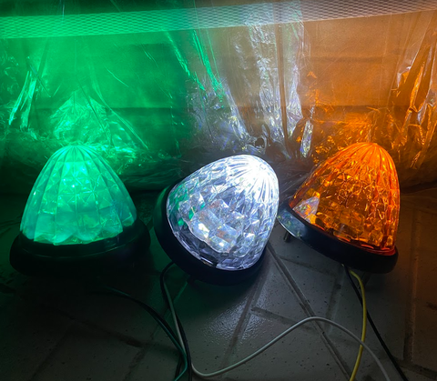 Đèn Bánh Ú LED 12V, Đủ Màu Xanh, Đỏ, Trắng, Cam, Kích Thước 10x15cm