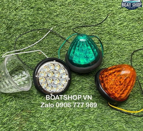 Đèn Bánh Ú LED 12V, Đủ Màu Xanh, Đỏ, Trắng, Cam, Kích Thước 10x15cm