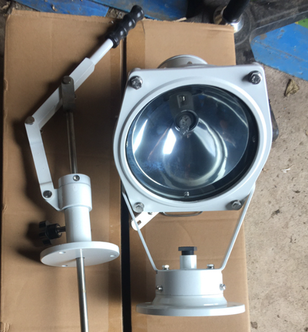 Đèn Pha Chiếu Luồng TG9 Chính Hãng HAIXING, Điện Áp 12/24V, 200W Bóng Xenon Siêu Sáng, xoay 360 cầm tay, hướng lên 90 độ