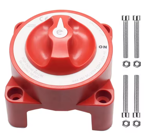 Công Tắc Đơn 2 Tiếp Điểm 2 Position 350Amp Battery Isolator Switch