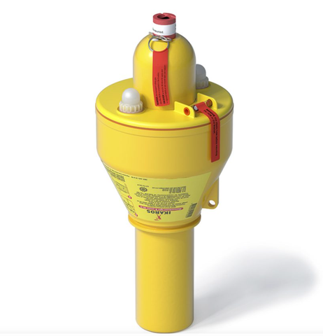 Đèn tín hiệu có khói HUAHAI MOB gắn vào phao tròn cứu sinh model JHL & JHJS-4 15 phút CCS HUAHAI Trung Quốc