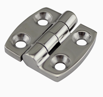 Bản Lề Vuông Bo Góc Tròn, Chất Liệu Inox 316, Dày 4mm, Kích Thước 38x38mm, Mã S31001S-1, Hàng Mới 100%