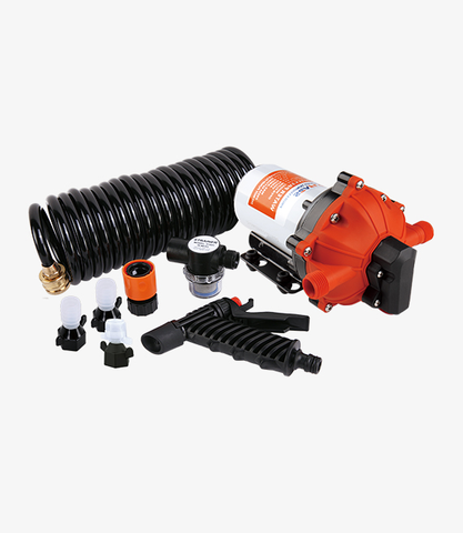 Bơm áp lực 51 Series Washdown Pump Kit With 6.5m Coiled Hose, Open Flow：5.2GPM / 19.7LPM
