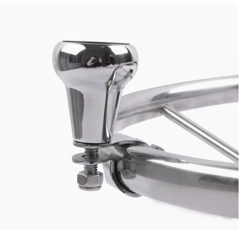 Nút Xoay Đánh Vô Lăng Cho Tàu Cano, Chất Liệu INOX