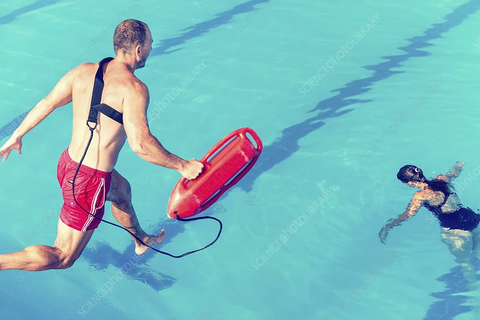 Phao Cứu Hộ Rescue Can Material: HDPE，Size: 70 x 25 x 12cm Bouyance>150N, Mã  SF10724