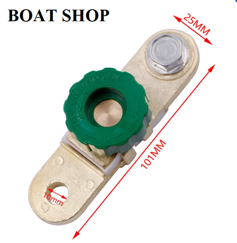 Công Tắc Ngắt Điện Ắc Quy Ô Tô 12/24V, dòng 125A - 500A (Car Battery Disconnect Switch) Mã SF50617-1G