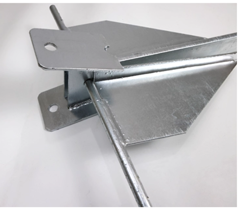 Neo Xếp 5Kg Danforth Thép Mạ Kẽm, Cho Tàu Cano, Nặng 5kg, Tặng Kèm Dây 20 mét, Mã BS30858-5