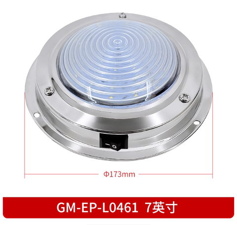 Đèn Cabin Hầm Máy 5 inch, Ánh Sáng Vàng LED, Chất Liệu Thép Không Gỉ, Mã S41188-1W
