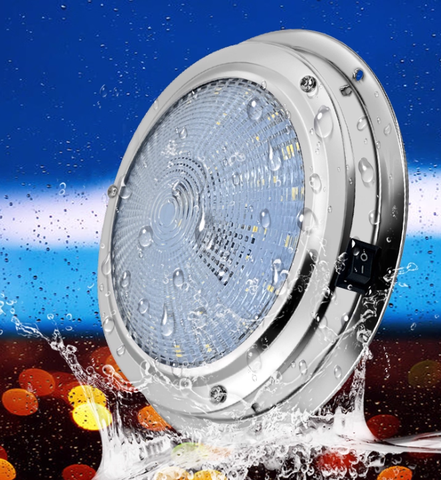 Đèn Cabin Hầm Máy 5 inch, Ánh Sáng Vàng LED, Chất Liệu Thép Không Gỉ, Mã S41188-1W