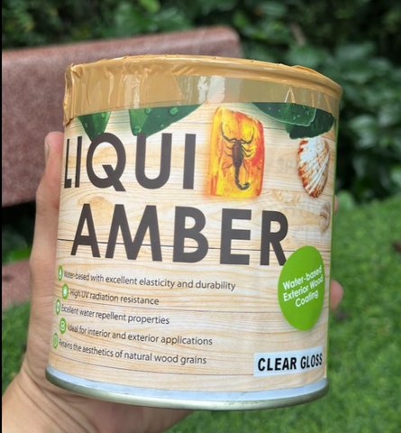 Vẹc Ni Cho Gỗ Tàu Thuyền LIQUI AMBER UV VARNISH, Dung Tích 1L